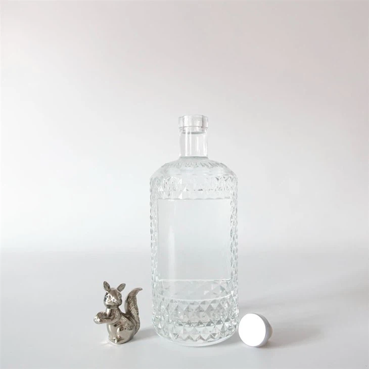 700ml 750g Tequila Glass Bottle For Spirits Package With High Polymer Cap