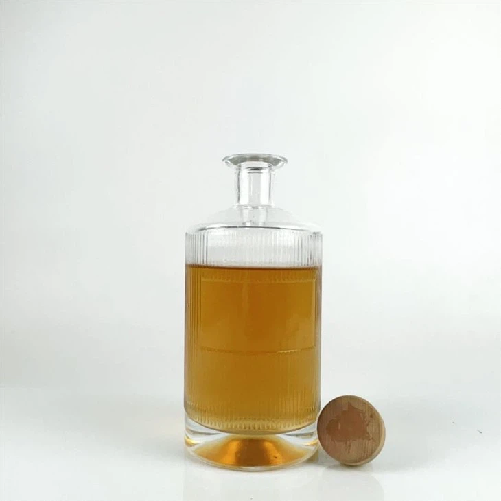 Customized Logo Shape Print Logo 500ml 700ml 750ml Spirits Tequila Vodka Brandy Whisky Rum Gin Liquor Glass Bottle