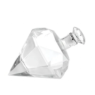 500ml 750ml Diamond fòm boutèy an vè